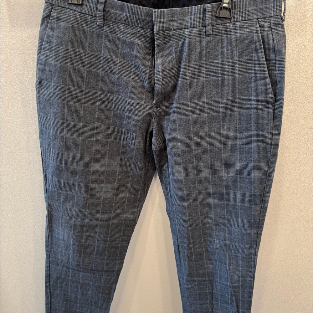 J. Crew Ludlow Gray checkered Trousers